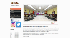 Desktop Screenshot of humabeautysalon.com